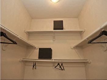 Large walk-in closets